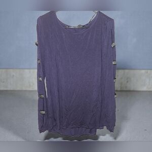 Elegant Navy Blue Women's Top